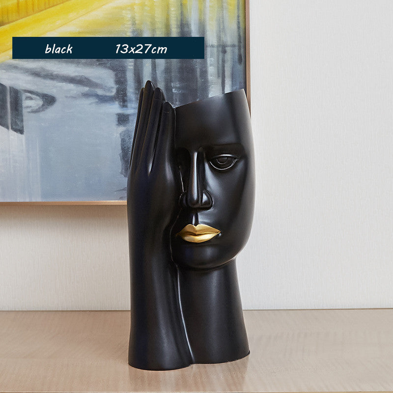 CasaLuz Contemporary Face Vase