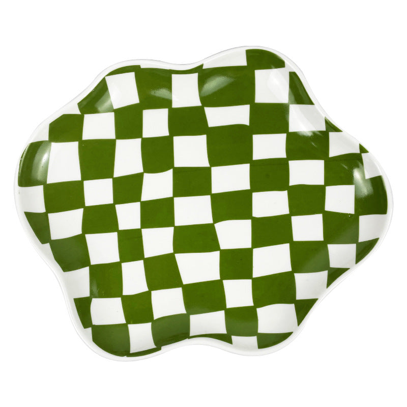 Ceramic Checker Tray